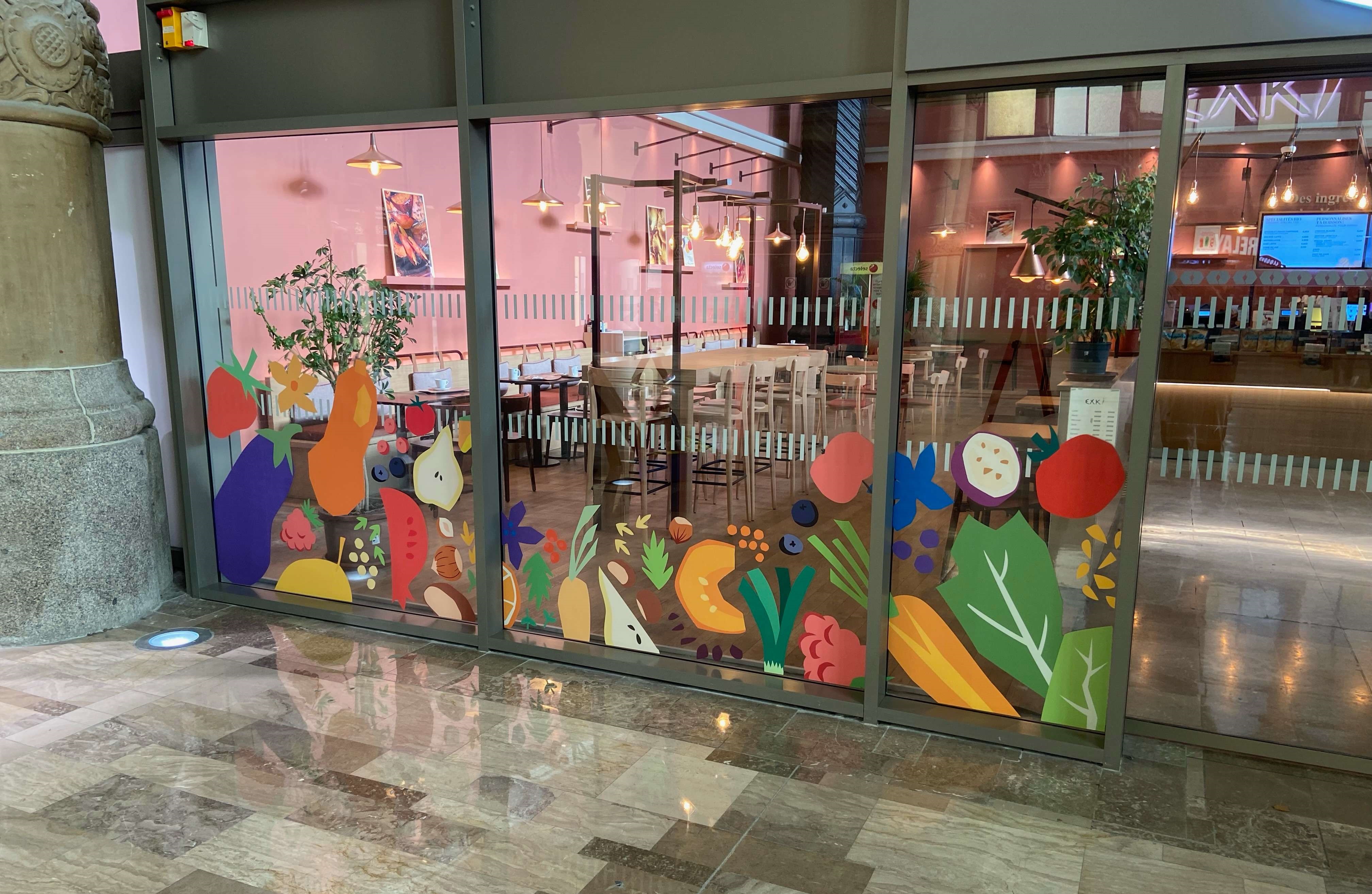 Adhésif vitrophanie